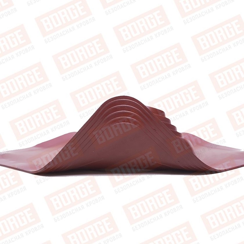 Проходка кровельная угловая №1 d75х200 цв. красный