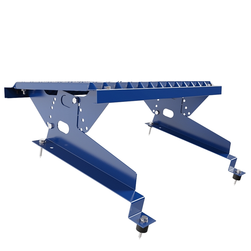 Ступень кровельная BORGE, для МЧ с высокой ступенькой, сигнально-синий (RAL 5005), 350мм