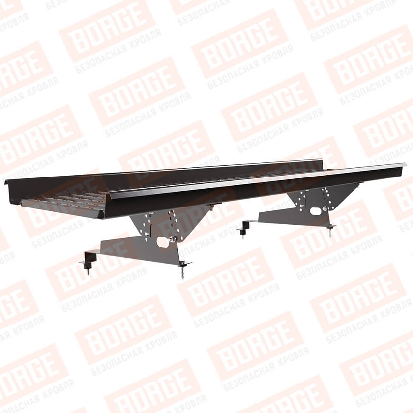 Мостик переходной BORGE 1,5м, для МЧ с высокой ступенькой, окрашенный (NL-805), 400мм