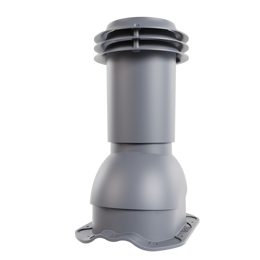 Выход вентиляции канализации Viotto, для МЧ Финнера, серый графит (RAL 7024)