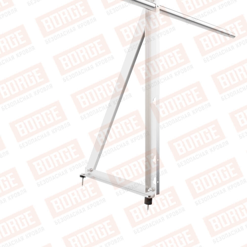 Ограждение кровельное Русский Рубеж H-90см, 3м, цинк