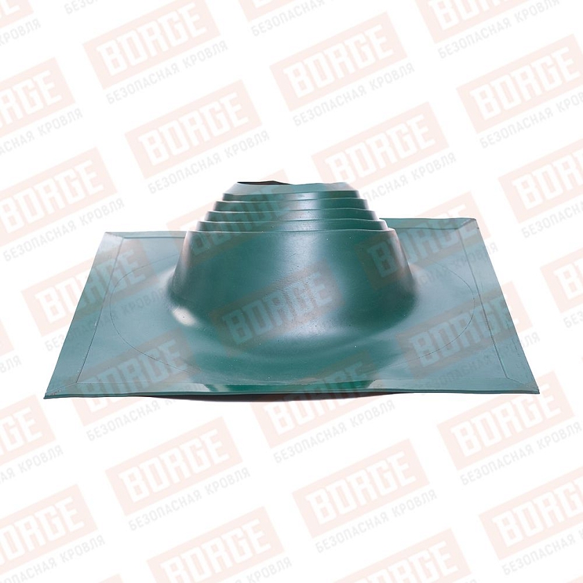 Проходка кровельная угловая №2 d180х280 цв. зеленый