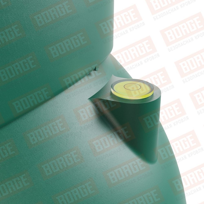 Труба вентиляционная Viotto, для МЧ Монтеррей, d-125мм, утепленная, зеленый мох (RAL 6005)