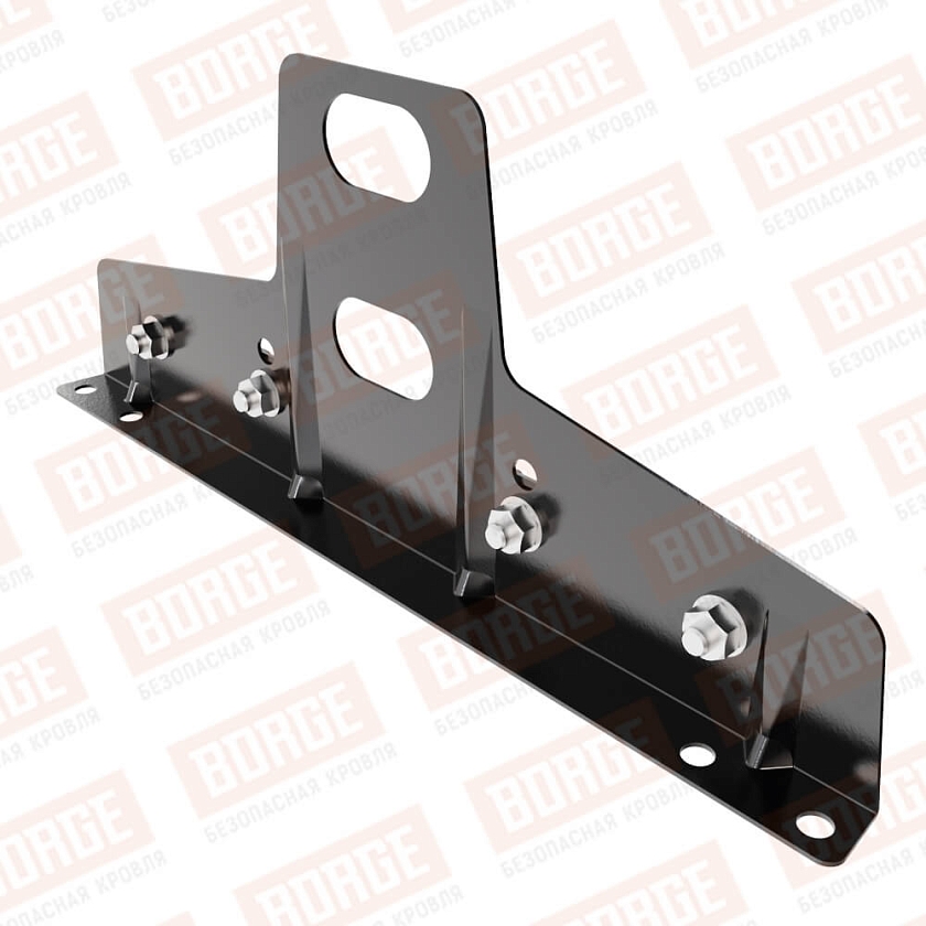 Универсальный кронштейн Русский Рубеж 25х45мм, оцинк., чёрный (RAL 9005)