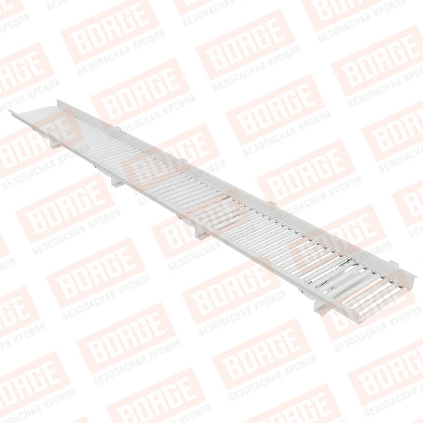 Мостик переходной BORGE 3м, для черепичной кровли, сигнально-белый (RAL 9003)