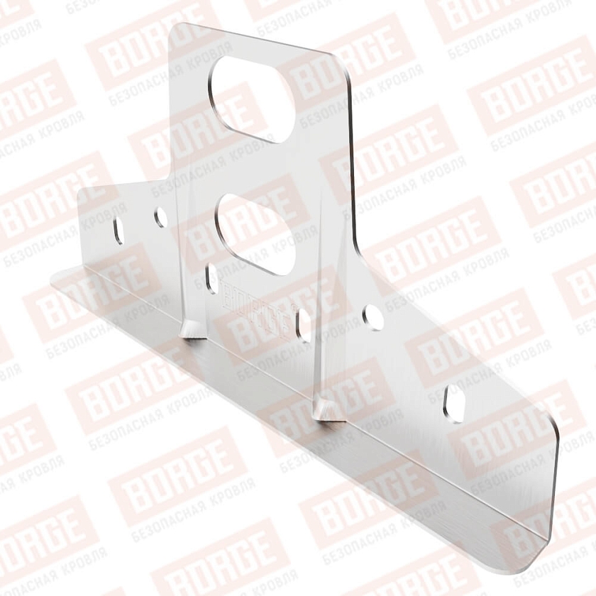 Кронштейн BORGE, оцинк., для фальцевой кровли, цинк