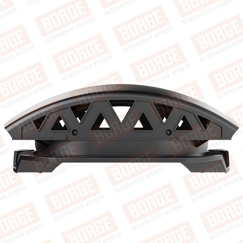 Вентилятор подкровельный Viotto, для профнастила С21, чёрный (RAL 9005). Черепаха