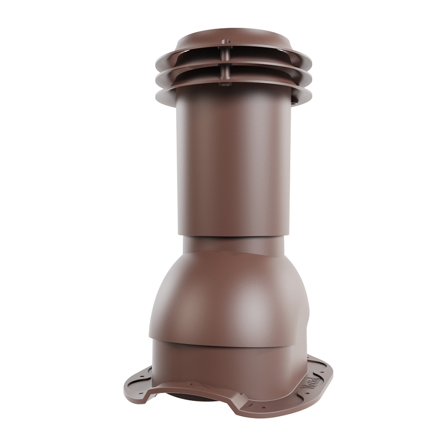 Выход вентиляции канализации Viotto, для МЧ Адаманте, коричневый шоколад (RAL 8017)