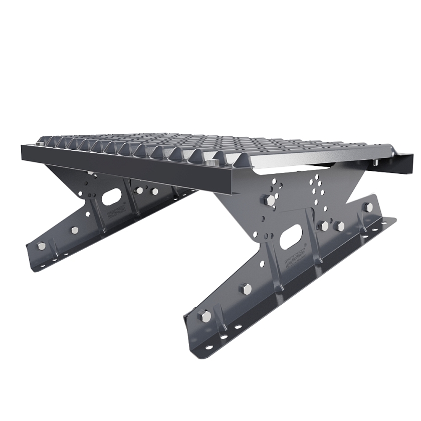 Ступень кровельная BORGE, для фальцевой кровли, серый графит (RAL 7024)