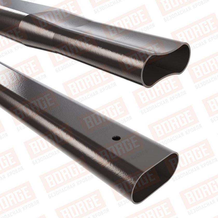 Труба снегозадержателя Русский Рубеж 40х20х3000, окрашенный (NL-805)