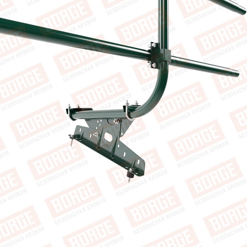 Ограждение кровельное BORGE H-60см, 3м, зеленый мох (RAL 6005)