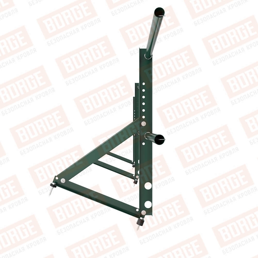 Ограждение кровельное Русский Рубеж H-60см, 3м, зеленый мох (RAL 6005)