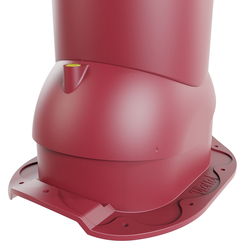 Роторная вентиляция Viotto, для МЧ Адаманте, d-110мм, неутепленная, красное вино (RAL 3005)