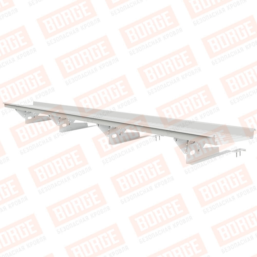 Мостик переходной BORGE 3м, для черепичной кровли, сигнально-белый (RAL 9003)
