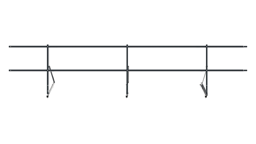 Ограждение кровельное NewLine H-60см, 3м, антрацитово-серый (RAL 7016)