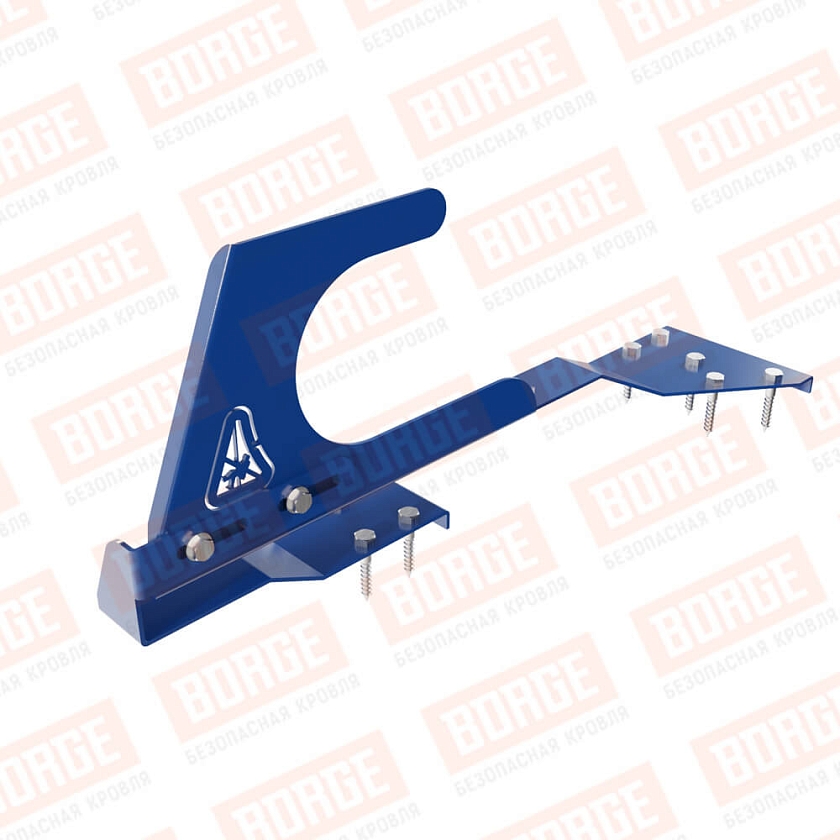 Крюк безопасности BORGE, для черепичной кровли, сигнально-синий (RAL 5005)