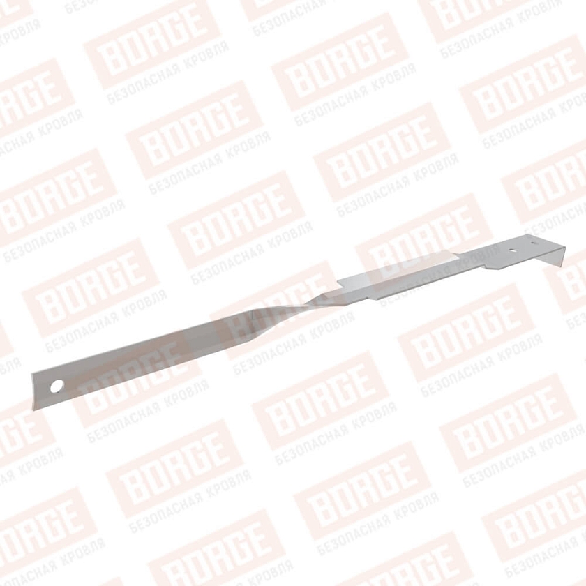 Кровельный кронштейн BORGE для черепичной кровли, сигнально-серый (RAL 7004)