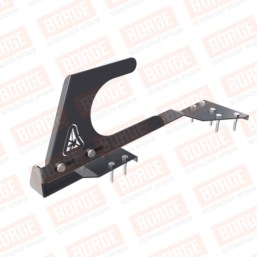 Крюк безопасности BORGE, для черепичной кровли, серый графит (RAL 7024)