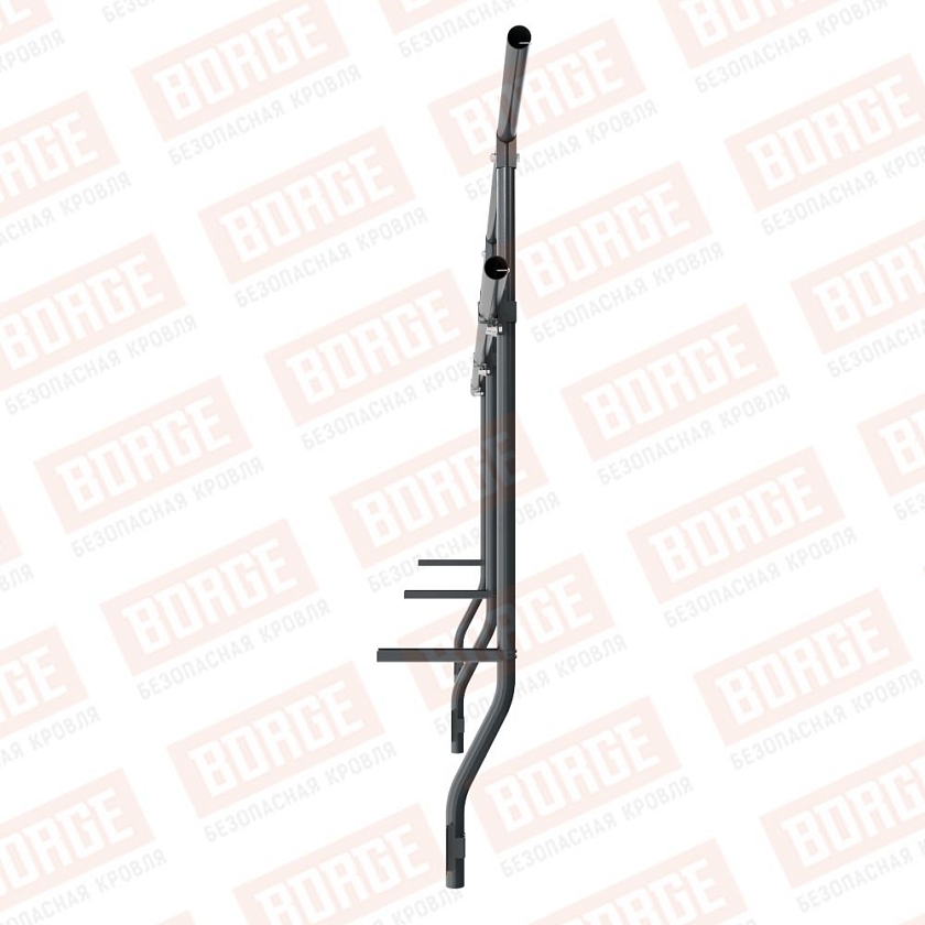 Ограждение парапетное BORGE H-90см, 3м, антрацитово-серый (RAL 7016)