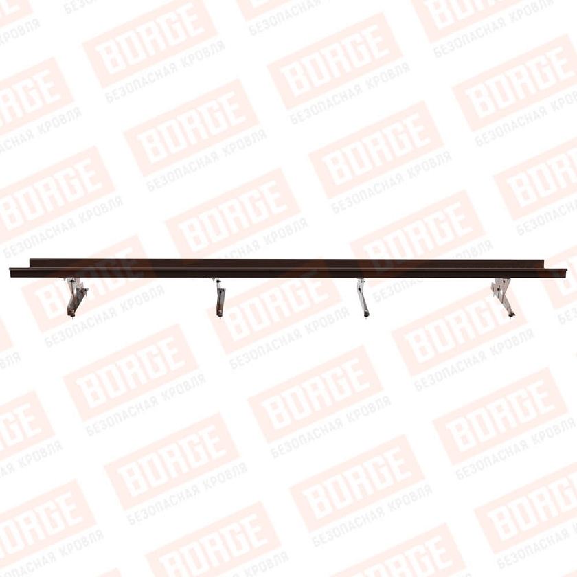 Мостик переходной BORGE 3м, коричневый  шоколад (RAL 8017)