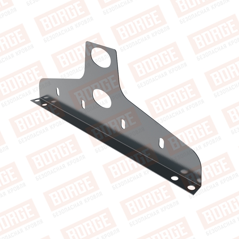 Универсальный кронштейн NewLine, 20x40мм, антрацитово-серый (RAL 7016)