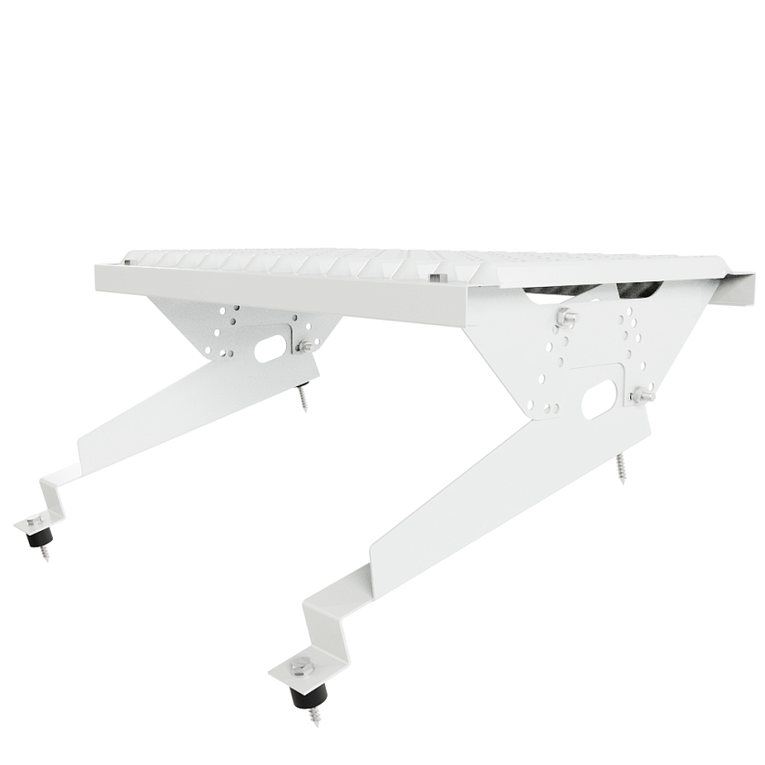 Ступень кровельная BORGE, для МЧ с высокой ступенькой, сигнально-белый (RAL 9003), 350мм