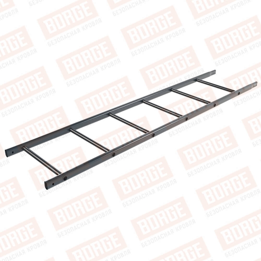 Лестница кровельная NewLine 1,8м, антрацитово-серый (RAL 7016)