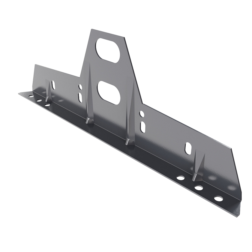 Универсальный кронштейн Русский Рубеж 25х45мм, оцинк., серый графит (RAL 7024)