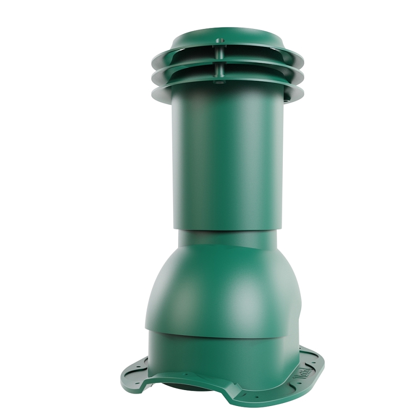 Выход вентиляции канализации Viotto, для МЧ Адаманте, зелёный мох (RAL 6005)