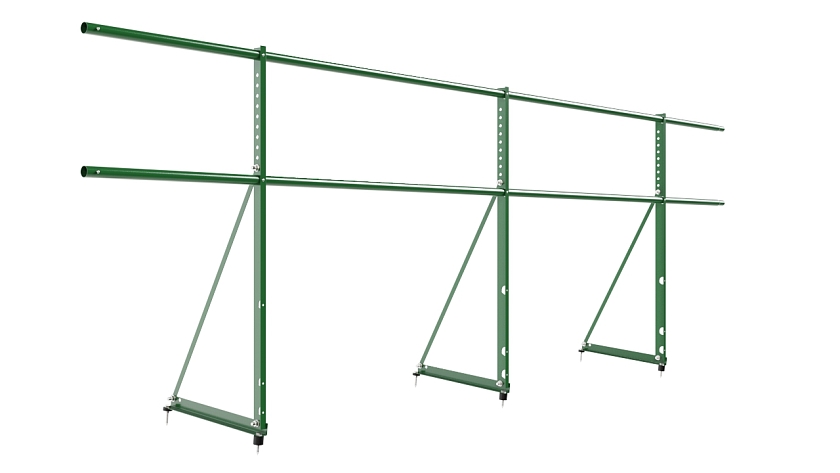 Ограждение кровельное NewLine H-90см, 3м, лиственно-зеленый (RAL 6002)