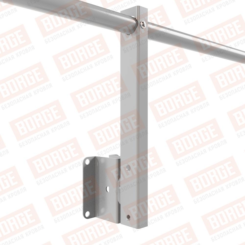 Ограждение парапетное NewLine H-30см, 3м, сигнально-серый (RAL 7004)