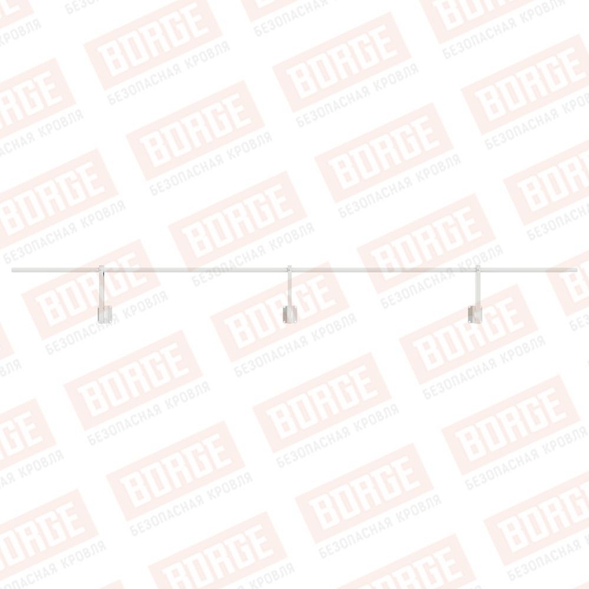 Ограждение парапетное NewLine H-30см, 3м, сигнально-белый (RAL 9003)