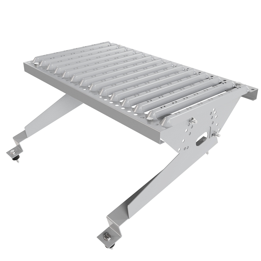 Ступень кровельная BORGE, для МЧ с высокой ступенькой, сигнально-серый  (RAL 7004), 350мм