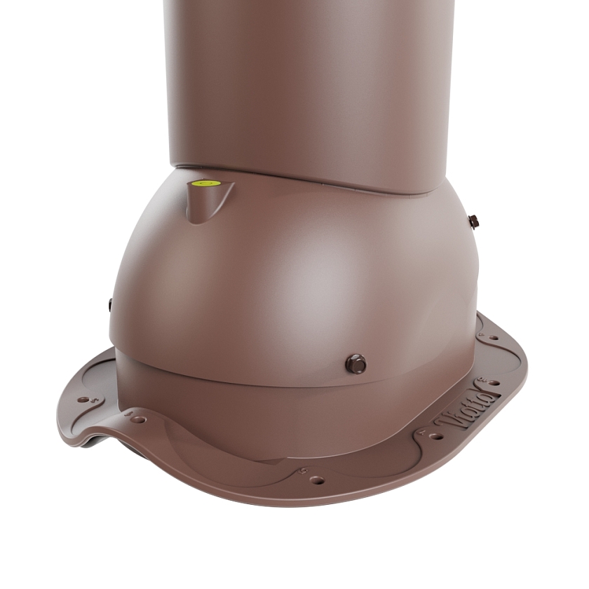 Роторная вентиляция Viotto Turbo, M01 D125мм, коричневый шоколад (RAL 8017)