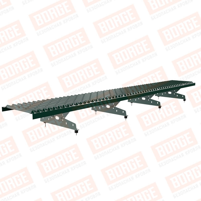 Мостик переходной Русский Рубеж 2,5м, зелёный мох (RAL 6005)