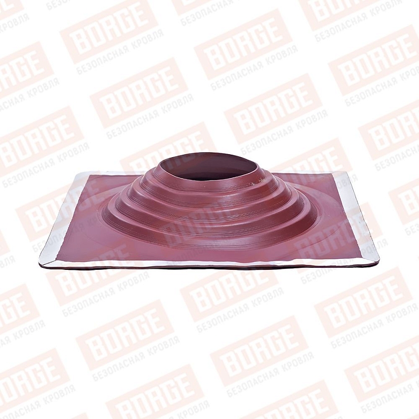 Проходка кровельная прямая №9 d254-502 мм, цв. красный