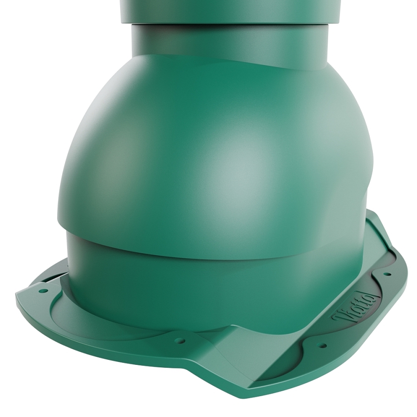 Выход вентиляции канализации Viotto, для МЧ Каскад, зелёный мох (RAL 6005)