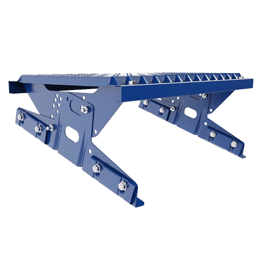 Ступень кровельная BORGE, для фальцевой кровли, сигнально-синий (RAL 5005)