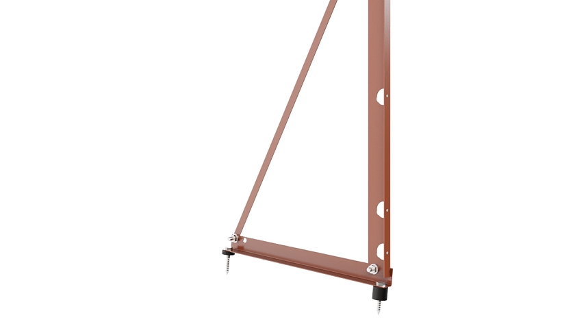 Ограждение кровельное NewLine H-90см, 3м, терракотовый (RAL 8004)