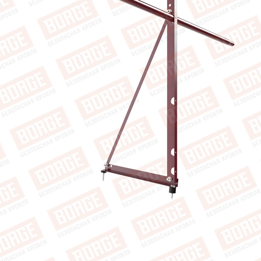 Ограждение декоративное NewLine H-90см, 3м, красное вино (RAL 3005)