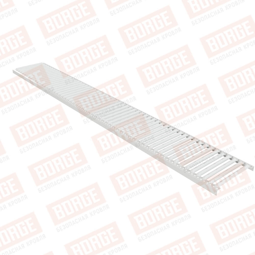 Платформа переходного мостика Русский Рубеж 2,5м, сигнально-белый (RAL 9003)