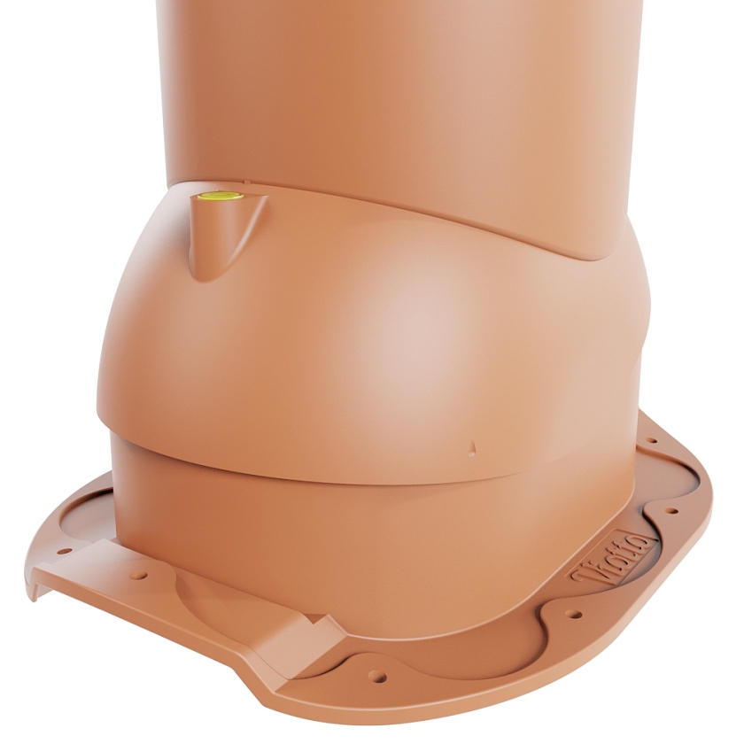 Роторная вентиляция Viotto, для МЧ Адаманте, d-110мм, утепленная, терракотовый (RAL 8004)