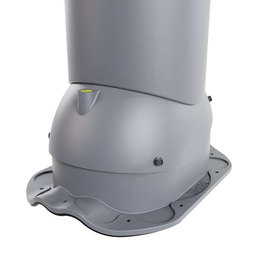 Роторная вентиляция Viotto, для МЧ Финнера, d-150мм, утепленная, серый графит (RAL 7024)