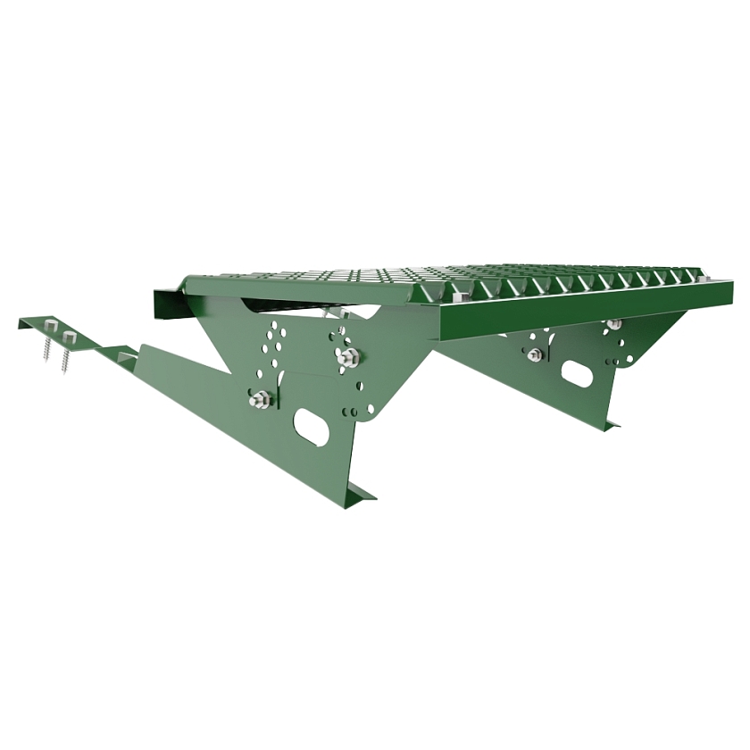 Ступень кровельная BORGE, для черепичной кровли, лиственно-зеленый (RAL 6002)