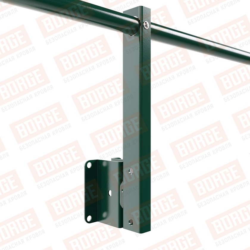 Ограждение парапетное NewLine H-30см, 3м, зеленый мох (RAL 6005)