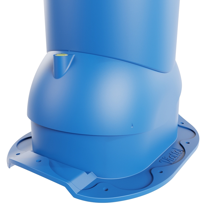 Роторная вентиляция Viotto, для МЧ Адаманте, d-110мм, неутепленная, сигнально-синий (RAL 5005)