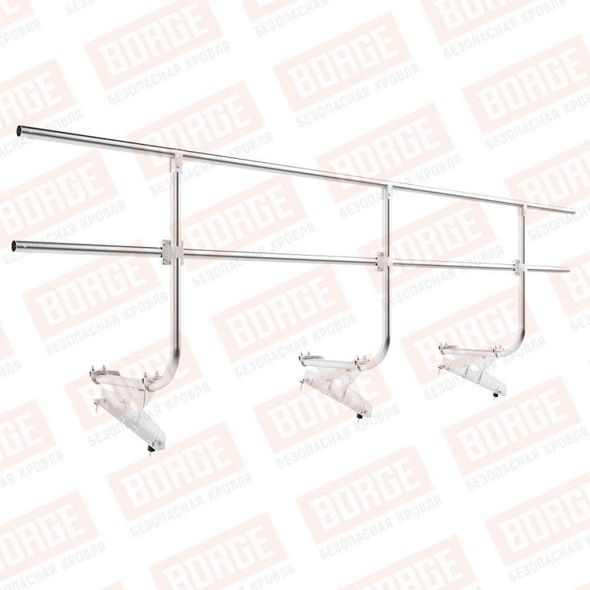 Ограждение кровельное BORGE H-90см, 3м, цинк