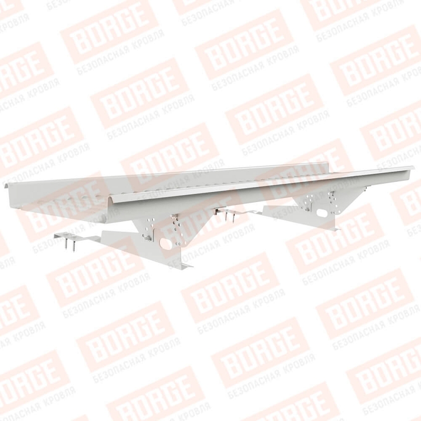 Мостик переходной BORGE 1,5м, для черепичной кровли, сигнально-белый (RAL 9003)