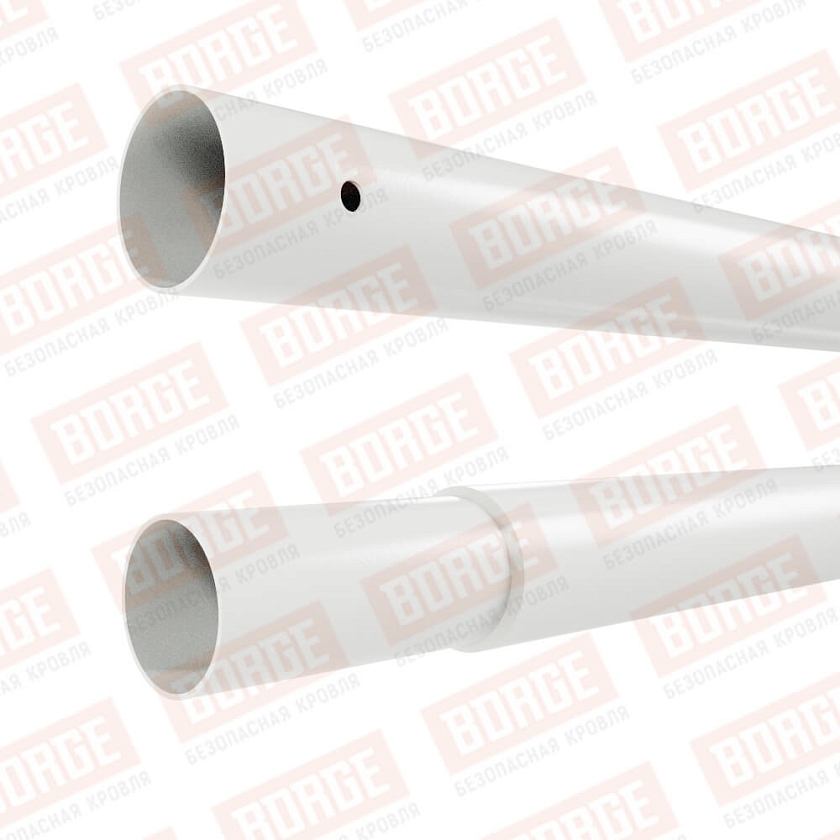 Труба NewLine D-25мм, 1,5м, сигнально-белый (RAL 9003)