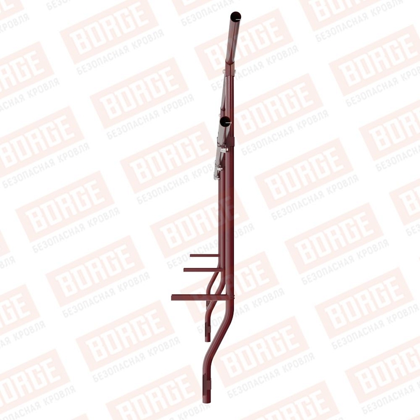 Ограждение парапетное BORGE H-90см, 3м, красное вино (RAL 3005)